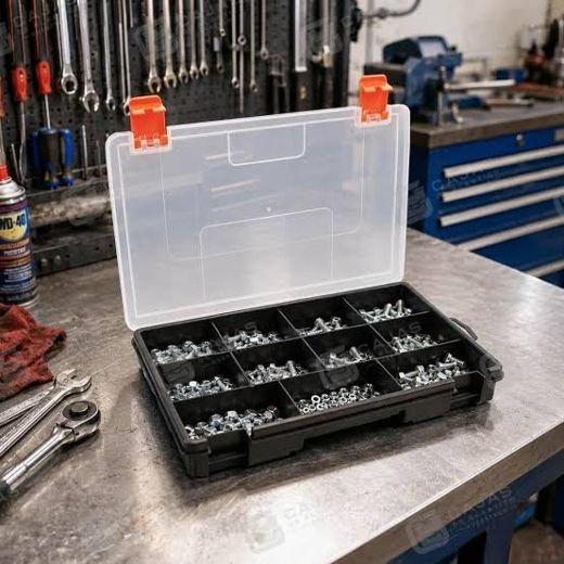 Caja Organizadora Negra 11 Divisiones