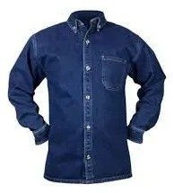 Camisa Mezclilla Manga Larga