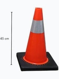 Cono Vial 45 Cm Con Reflejante