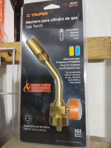 Soplete para cilindro de gas